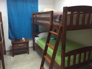Cama ou camas em um quarto em Panama Hat Hostel