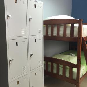 Cama ou camas em um quarto em Panama Hat Hostel