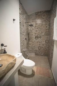 Koupelna v ubytování Casa Sofi Oaxaca
