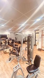 Palestra o centro fitness di Suítes Inside The Universe Paulista