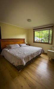 Postel nebo postele na pokoji v ubytování Casita de Campo-Tinaja