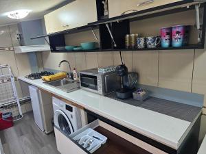 Köök või kööginurk majutusasutuses Seby Studio