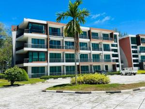 Bygningen som lejligheden ligger i