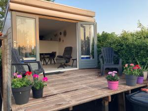 Zahrada ubytování Het oude strandhuis