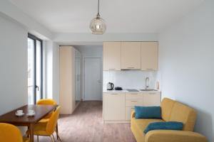 Kuchyň nebo kuchyňský kout v ubytování Gudauri Ski Resort - Twins Apartments