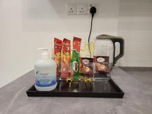 Kaffi- og teaðstaða á Sky Trees at AEON Bukit Indah with Netflix and Wifi