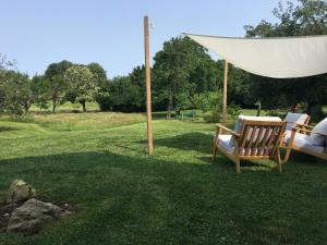Vonkajšia záhrada v ubytovaní La Mirabelle