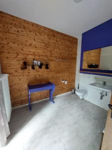 Koupelna v ubytování Landhaus Schönblick + 37 fotografií