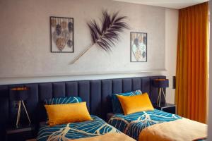 Ένα ή περισσότερα κρεβάτια σε δωμάτιο στο Apartament de Don Pedro
