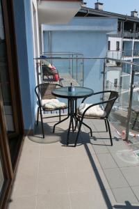 Balkon lub taras w obiekcie Apartament Konrad w centrum 600 m od morza