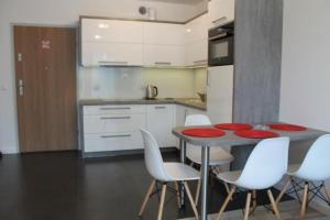 Kuchyňa alebo kuchynka v ubytovaní Apartament Vanessa w centrum 600 m od morza