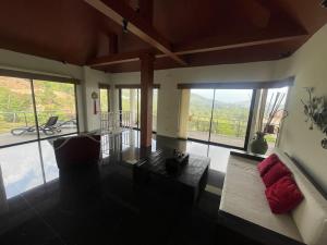 Posezení v ubytování Baan Chaweng Hill Samui