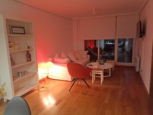 Posezení v ubytování Apartamento con terraza