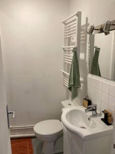 Kylpyhuone majoituspaikassa Bel appartement hyper centre