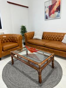 Część wypoczynkowa w obiekcie Low Island House