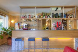 Lounge alebo bar v ubytovaní Hotel Garni Pegrà