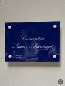 a sign on a wall that reads jammingvenue luxury instrument at SAMMARTINO LUXURY APARTMENT in Palermo