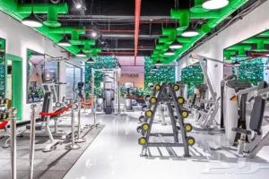 Fitnesscentret og/eller fitnessfaciliteterne på Three Bedroom furnished apartment in north Riyadh