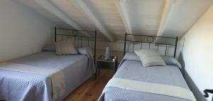 Postel nebo postele na pokoji v ubytování Casa Alseda en Las Merindades