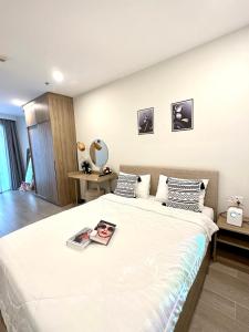 Vuode tai vuoteita majoituspaikassa CONDOTEL 5 SAO THE SÓNG VŨNG TÀU Mr VƯƠNG VIP KHÔNG THANH TOÁN TRƯỚC