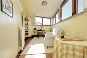 Posezení v ubytování Rooftop SUITE - FORO ROMANO LUX