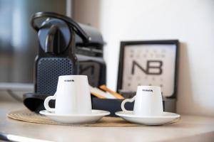 Coffee and tea making facilities at Hotel Nuevo Boston