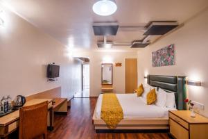 Postel nebo postele na pokoji v ubytování Poppys Pleasant Stay