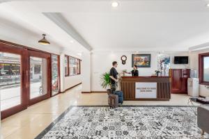 Vstupní hala nebo recepce v ubytování Tiger Sapa hotel