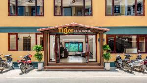 Jízda na kole v ubytování Tiger Sapa hotel nebo okolí
