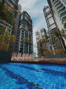 Πισίνα στο ή κοντά στο Homestay Murah Bangi Casa Almyra