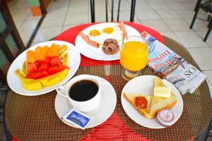 Možnosti raňajok pre hostí v ubytovaní Hotel Plaza Cosiguina