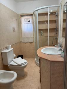 A bathroom at La casa del mulino