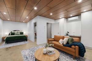 Voodi või voodid majutusasutuse Railway Motel Myrtleford toas