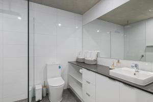 Vannituba majutusasutuses Railway Motel Myrtleford