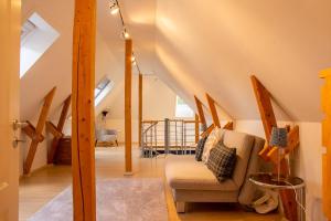 Et opholdsområde på Atelierhaus Glücksburg Sandwig