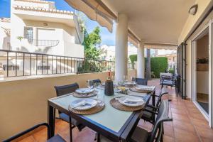 En balkon eller terrasse på Townhouse Sonora