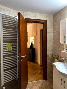 Koupelna v ubytování Apartman Sunce