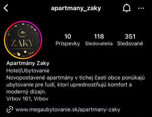 Fotografie z fotogalerie ubytování Apartmány Zaky ve Vrbově