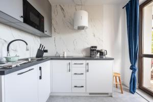 Kuchyňa alebo kuchynka v ubytovaní Krupówki i Styl, Krupówki Inn i Studio Miła w Centrum przy Krupówkach APARTZAKOP