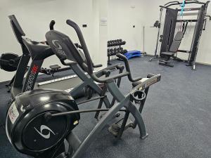 Fitness centrum a/nebo fitness zařízení v ubytování Meltemi Excelsior Suites