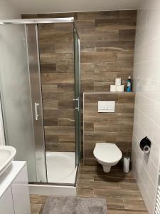 Koupelna v ubytování Apartment Timo Bešeň 209 + 37 fotografií