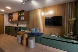 Η κουζίνα ή μικρή κουζίνα στο Inn Joy 506 no Parque Una