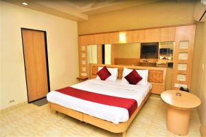 Postel nebo postele na pokoji v ubytování New Hotel Europa Inn