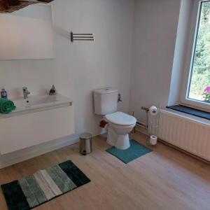 Koupelna v ubytování Au doux Chardon