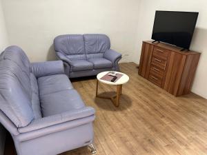 TV a/nebo společenská místnost v ubytování Gästewohnung gesamte Unterkunft- TV- Internet