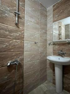 Koupelna v ubytování Ваканционно селище Романтика