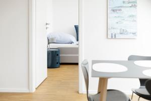 Et opholdsområde på Ferienwohnung Sonnenschein in Flensburg, Sonwik