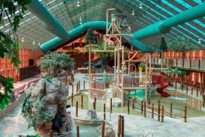 a large water park with a water slide at Westgate Smoky Mountain Resort & Water Park in Gatlinburg