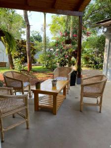 Zahrada ubytování Ohana 1