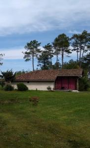 Zdjęcie z galerii obiektu Maison confortable avec terrasse en bois au calme sans vis à vis , 2 chambres, sur un parc de 4000m2 arboré et clos w mieście Pissos